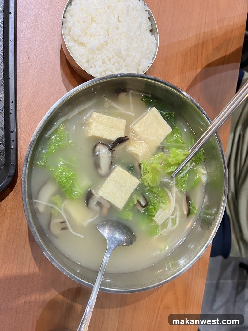 Tofu Soup with Rice