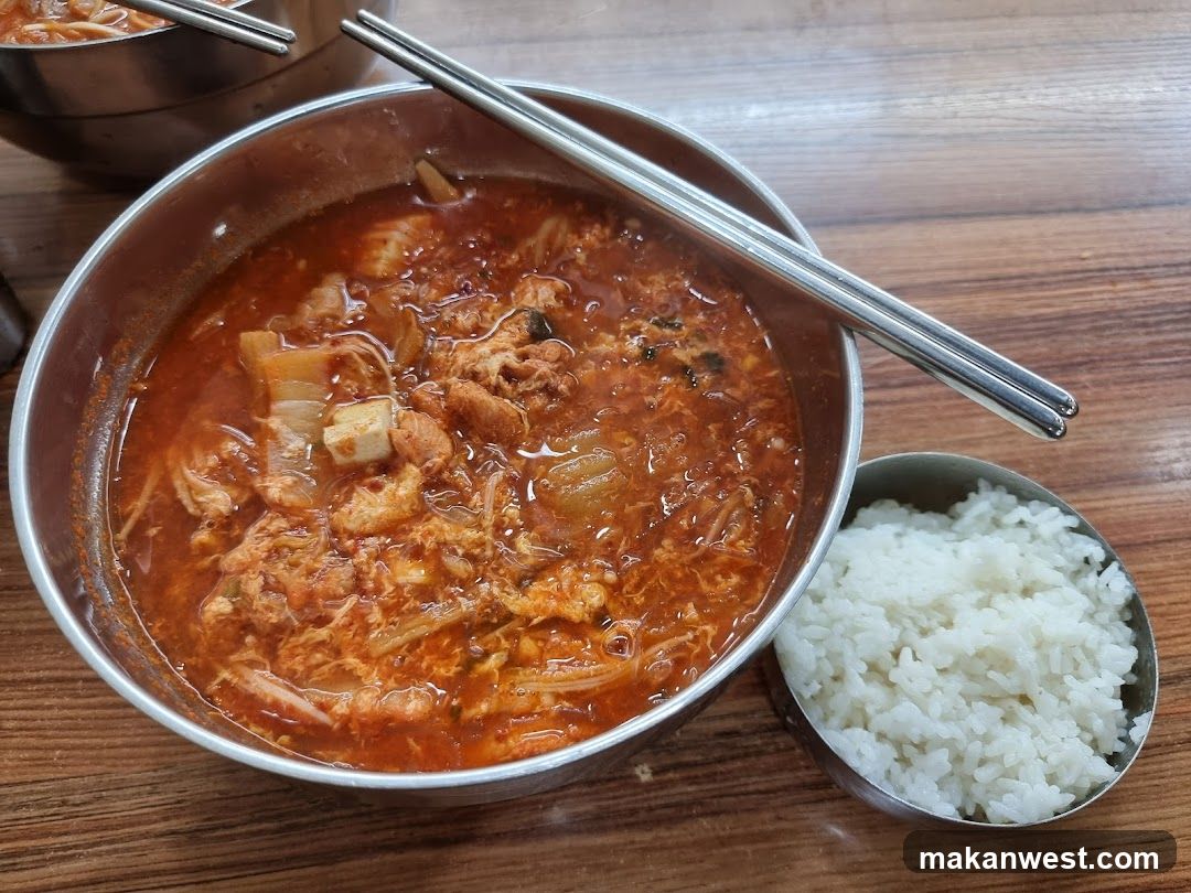 Spicy Noodle Soup with Rice