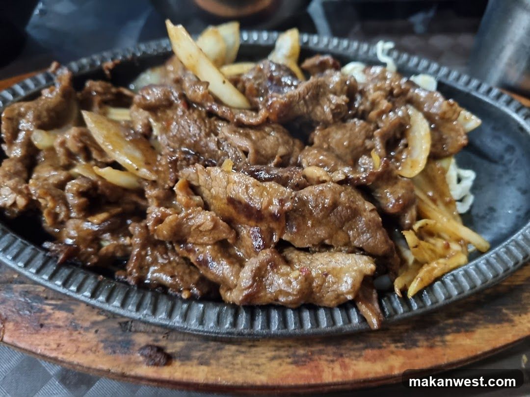 Sizzling Beef and Onions