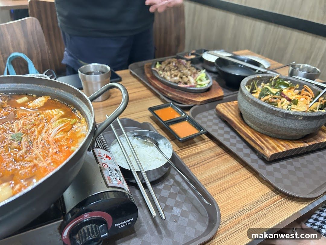 Korean Food Spread