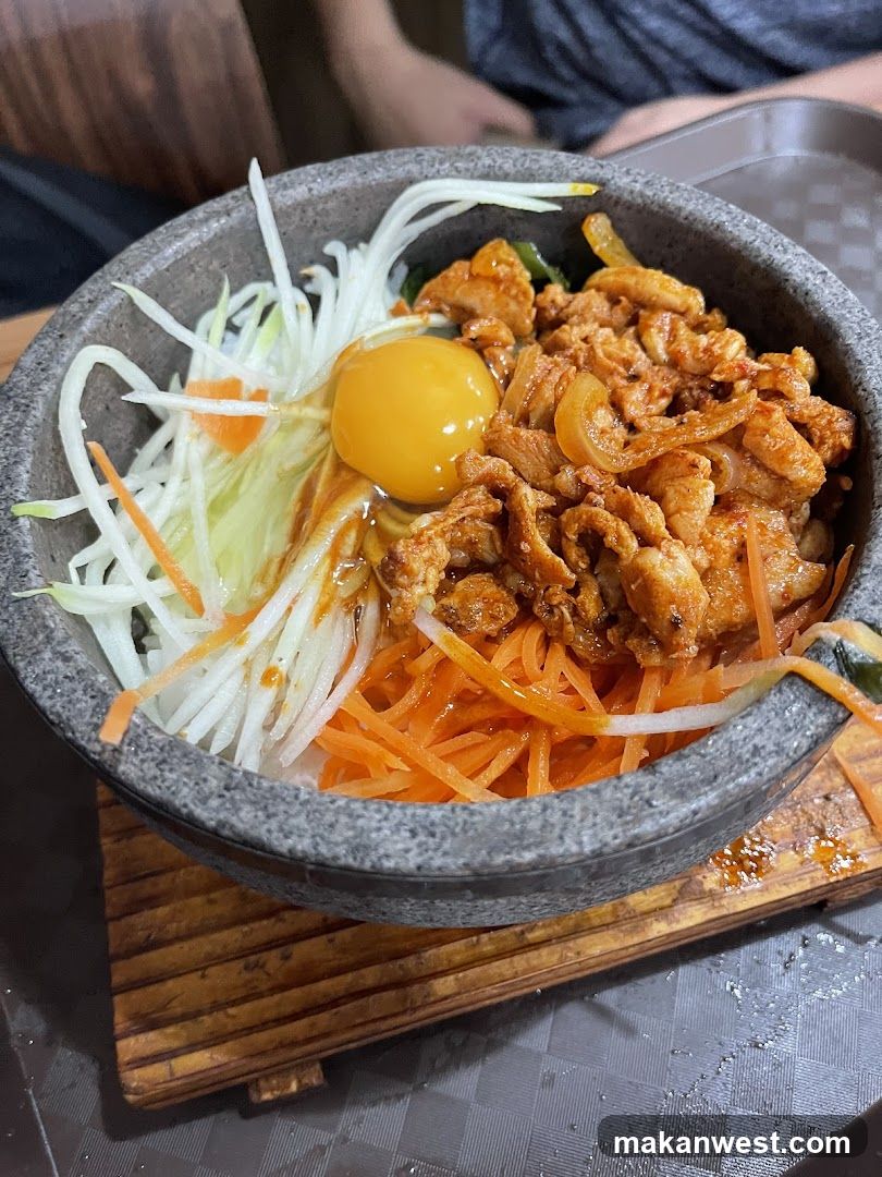Bibimbap in a Stone Bowl