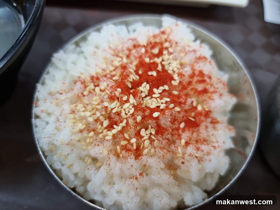 Rice with Sesame Seeds and Chili Powder