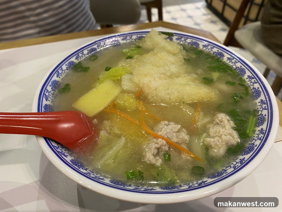 Soup with Meatballs and Vegetables