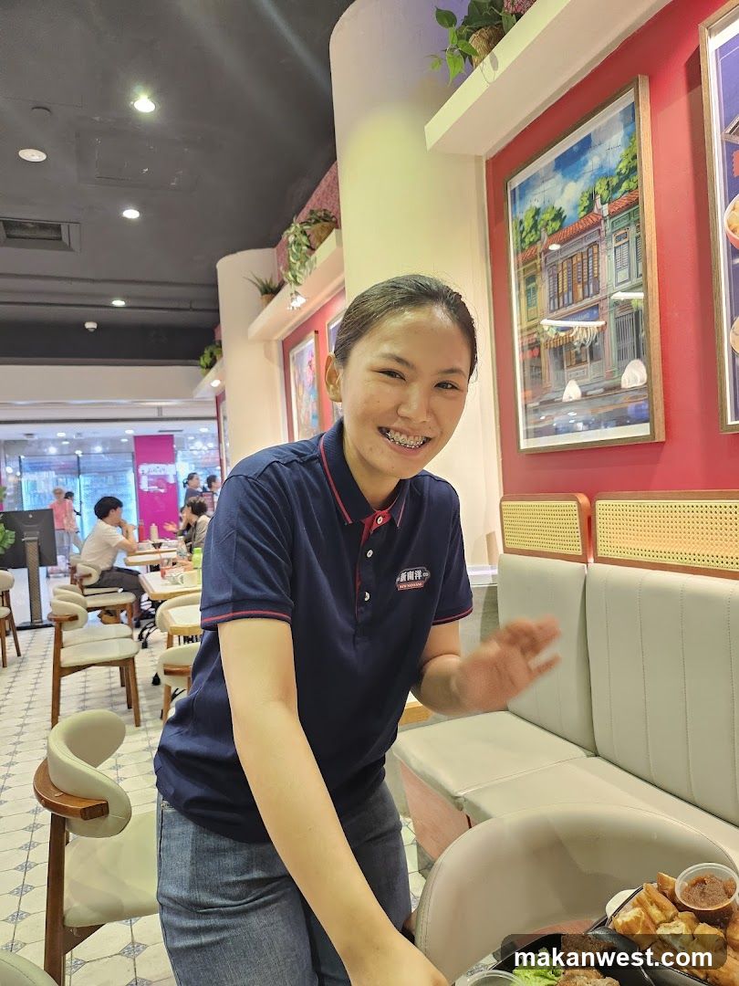 Woman in a restaurant