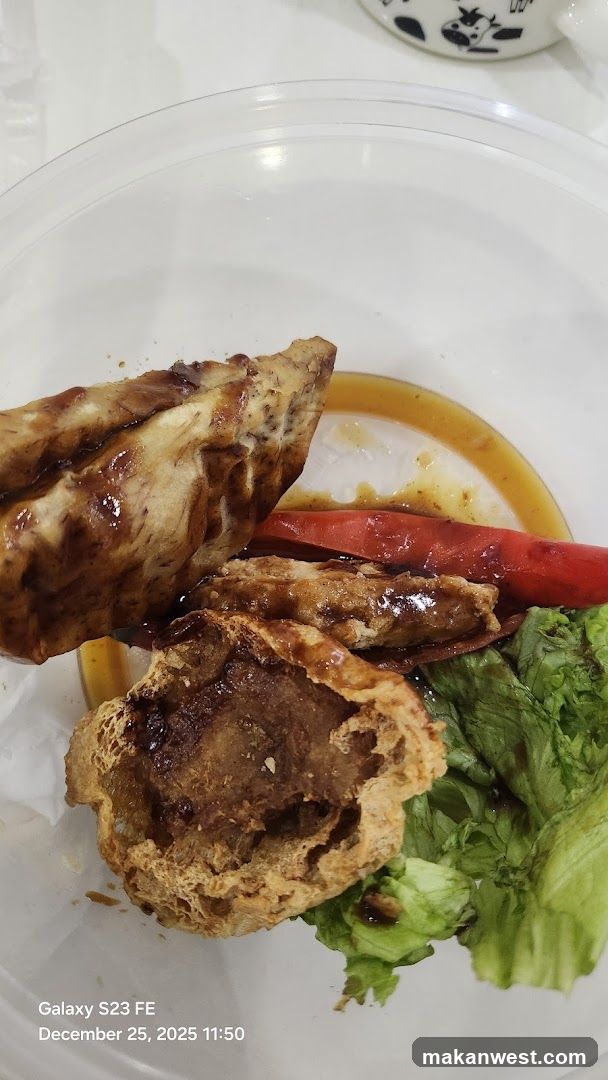 Fried Food with Salad