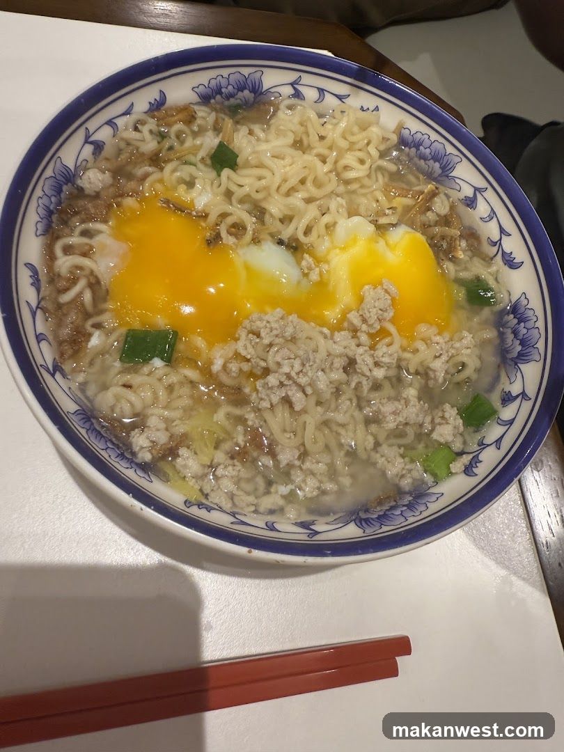 Noodle Soup with Eggs
