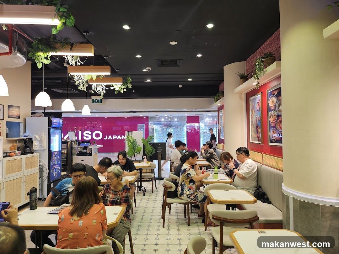 Restaurant Interior with Diners