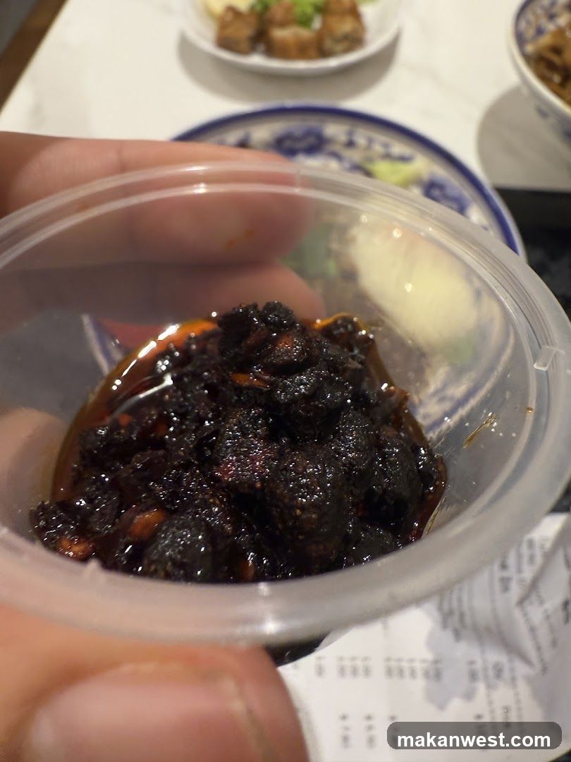 Spicy Condiment in Container