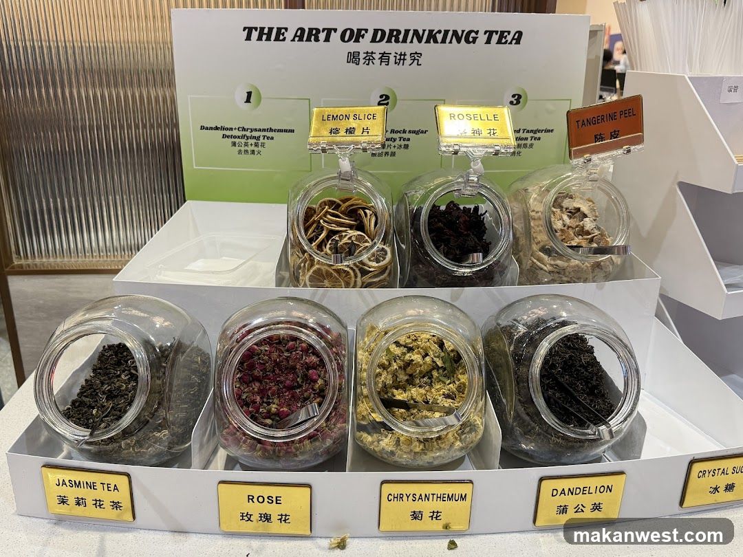 Tea Ingredients Display