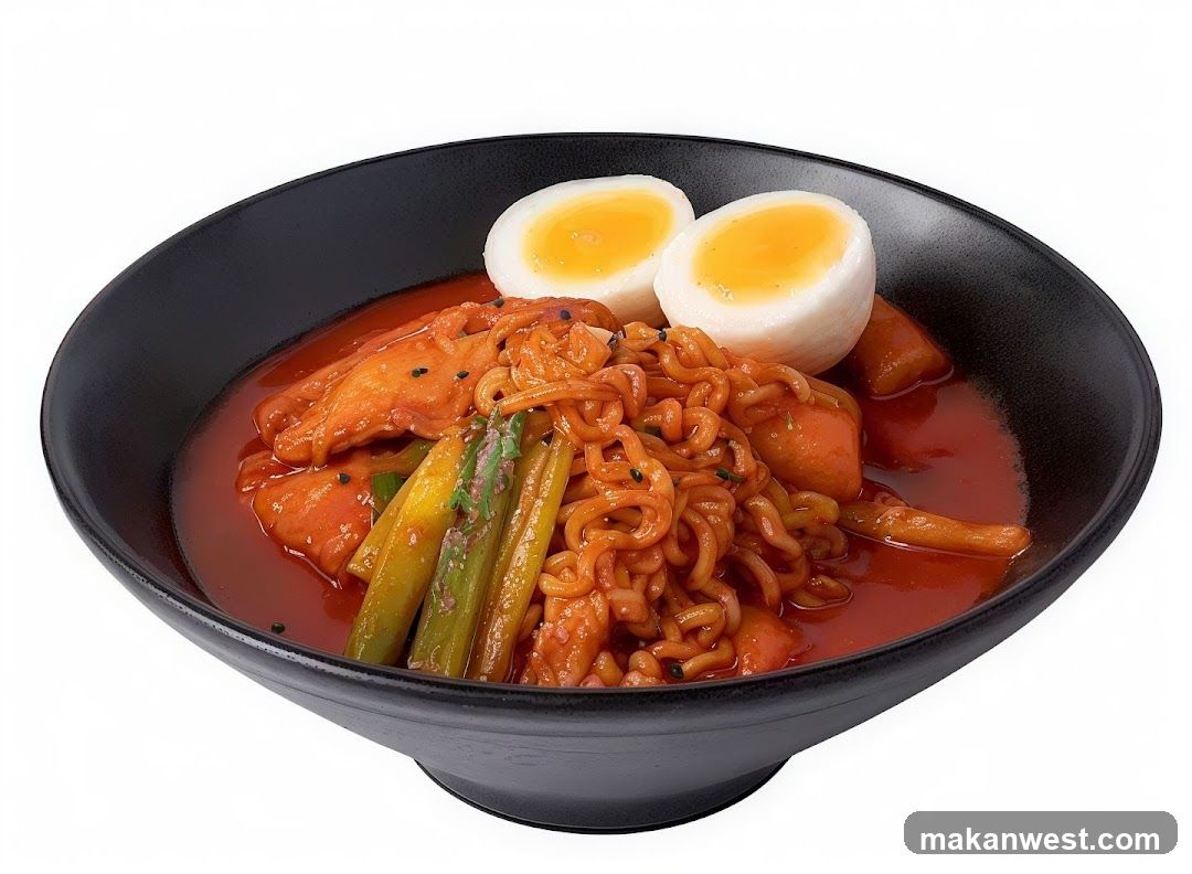 Spicy Noodle Dish with Egg