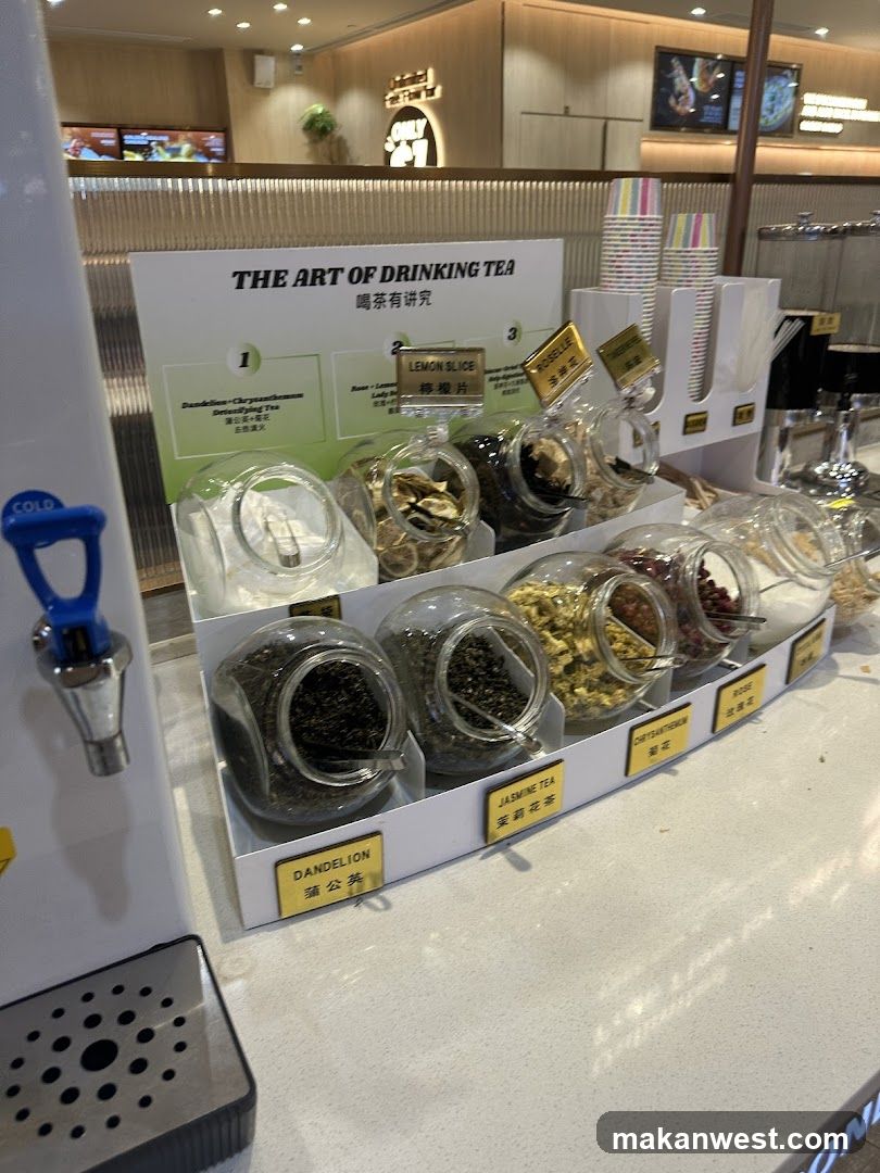 Tea Ingredients Display