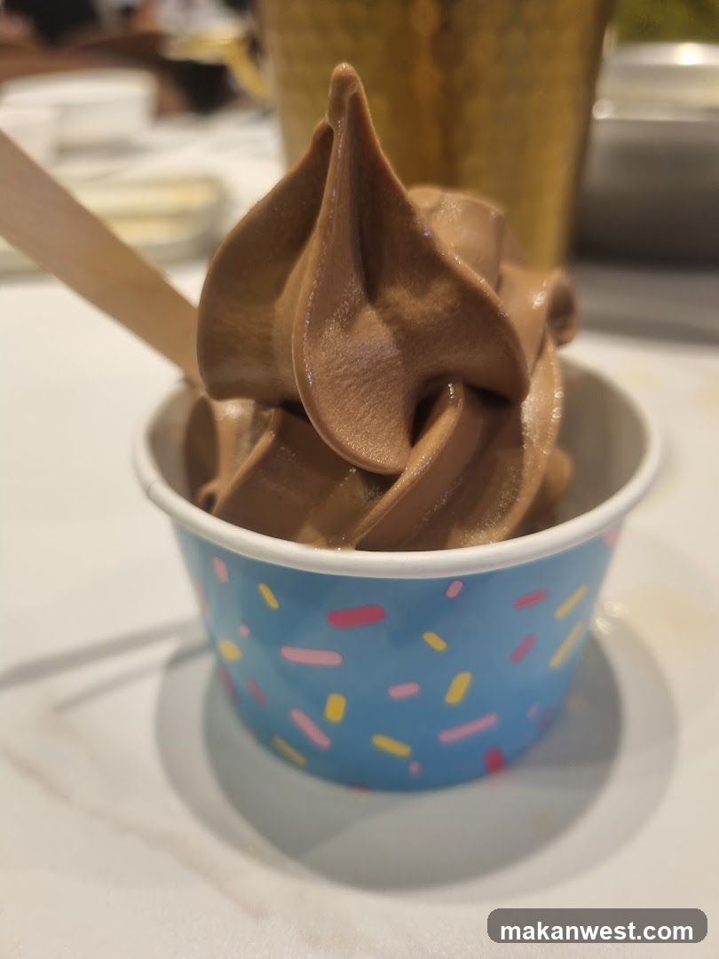 Chocolate Soft Serve Ice Cream