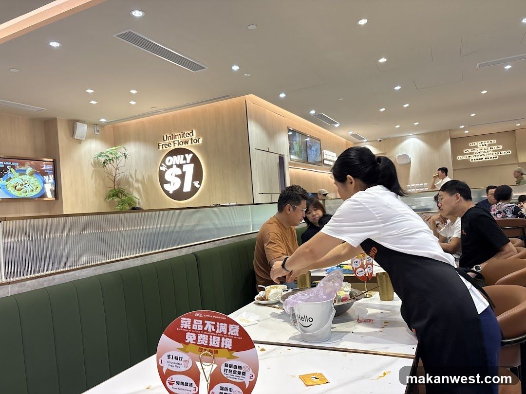 Restaurant Interior with Promotion