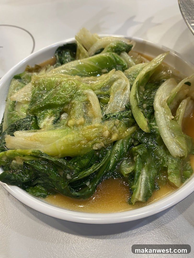 Sautéed Lettuce with Garlic