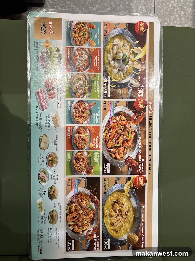 House Specials and Side Dishes
