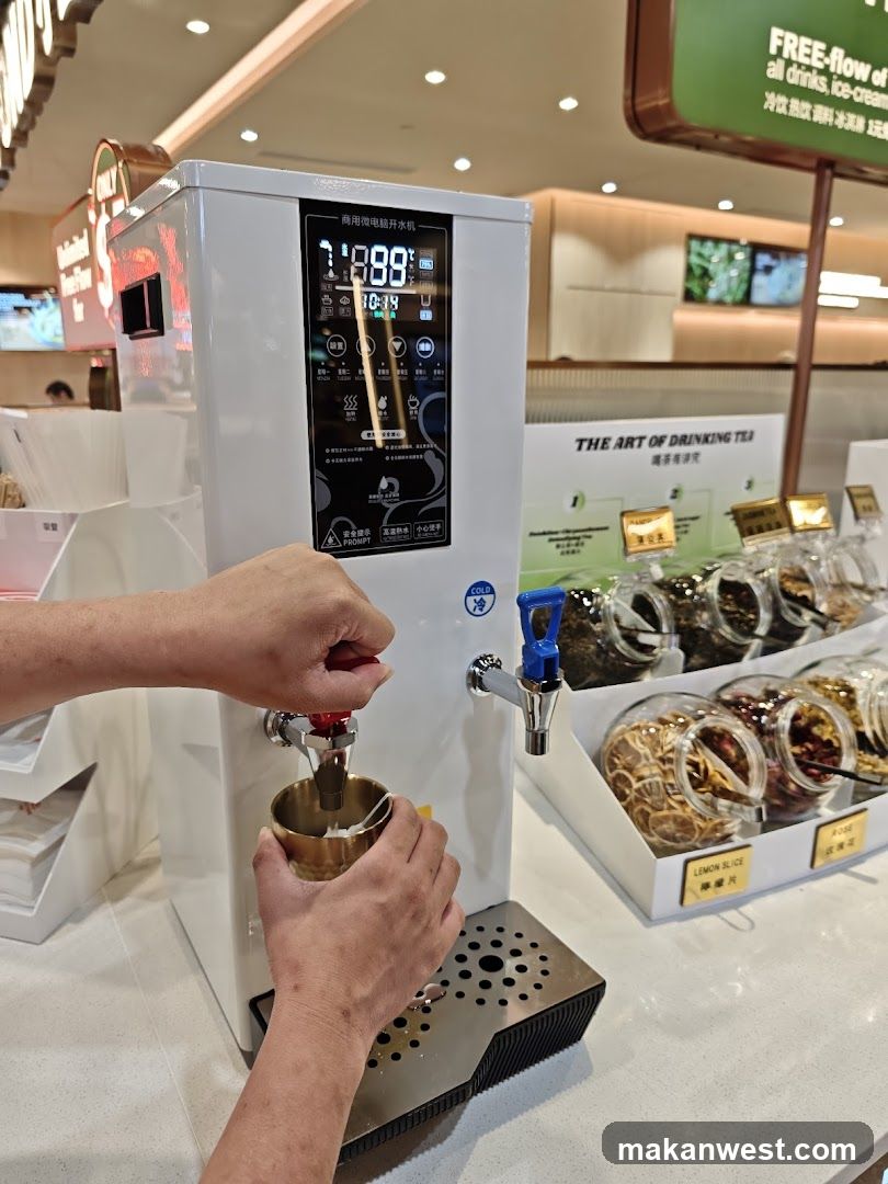 Water Dispenser and Tea Ingredients