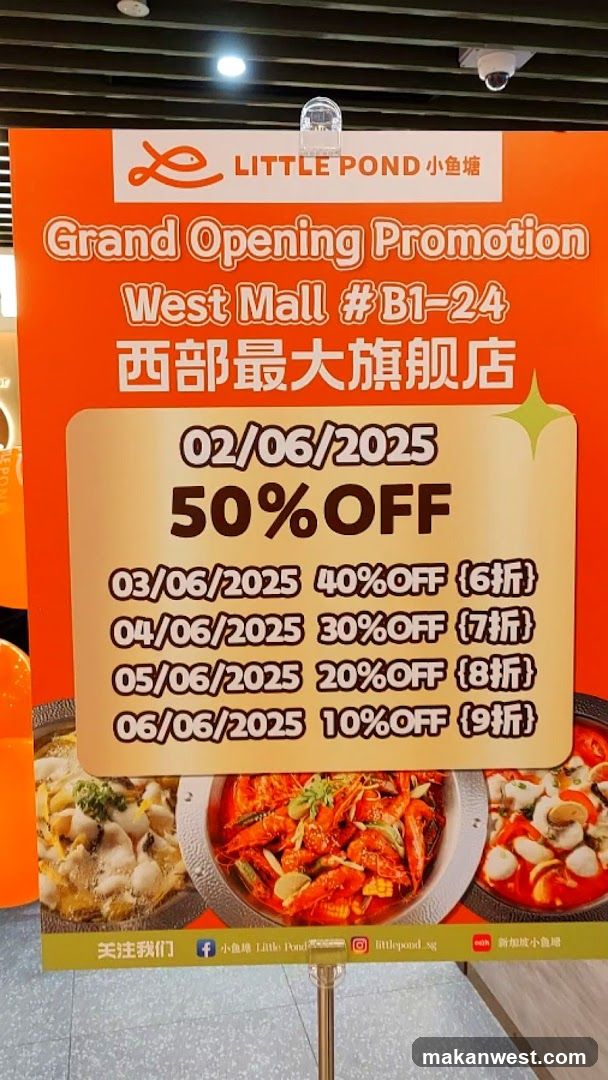 Little Pond Grand Opening Promotion