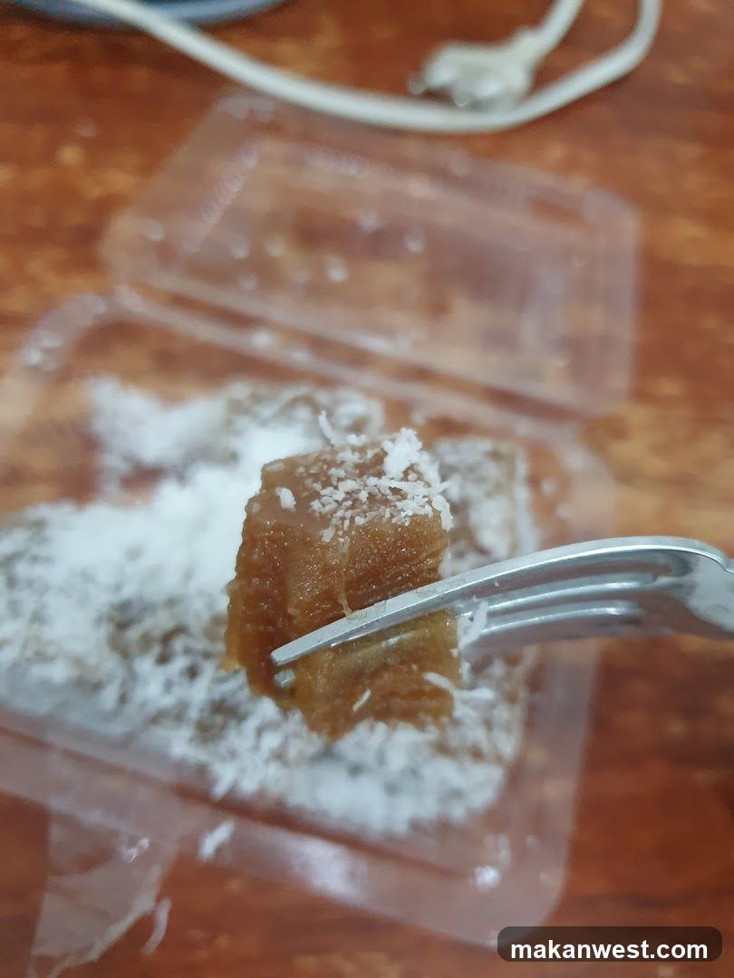 Dessert with Coconut Flakes