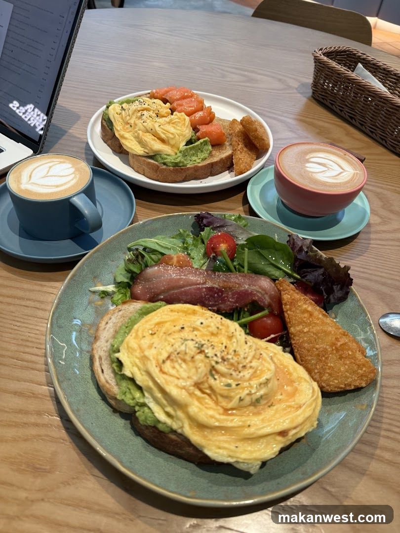 Brunch Spread with Coffee