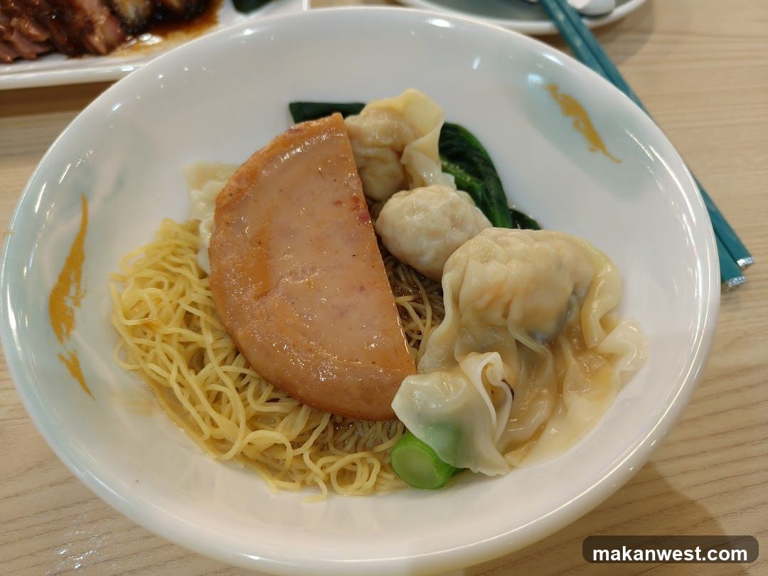 Wonton Noodles with Spam