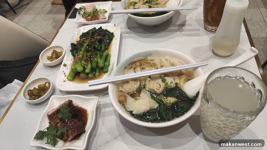 Table with Asian Food