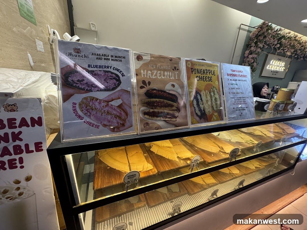 Munche Pancakes Menu