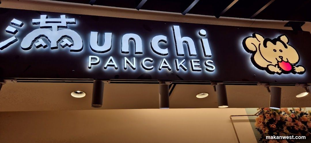 Illuminated Signage for a Pancake Shop