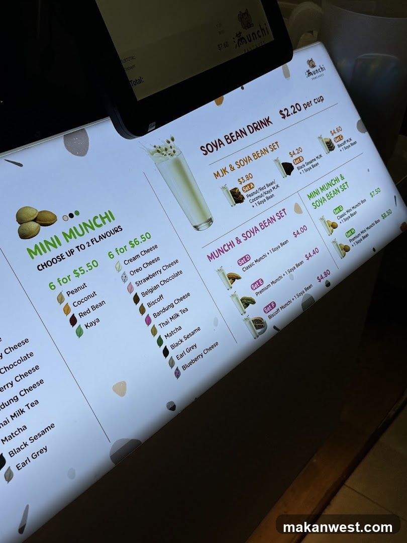 Munchi Pancakes Menu