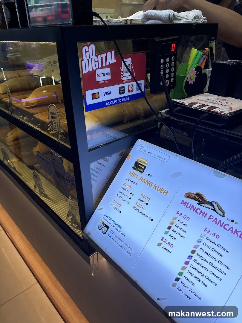 Min Jiang Kueh and Munchi Pancake Menu