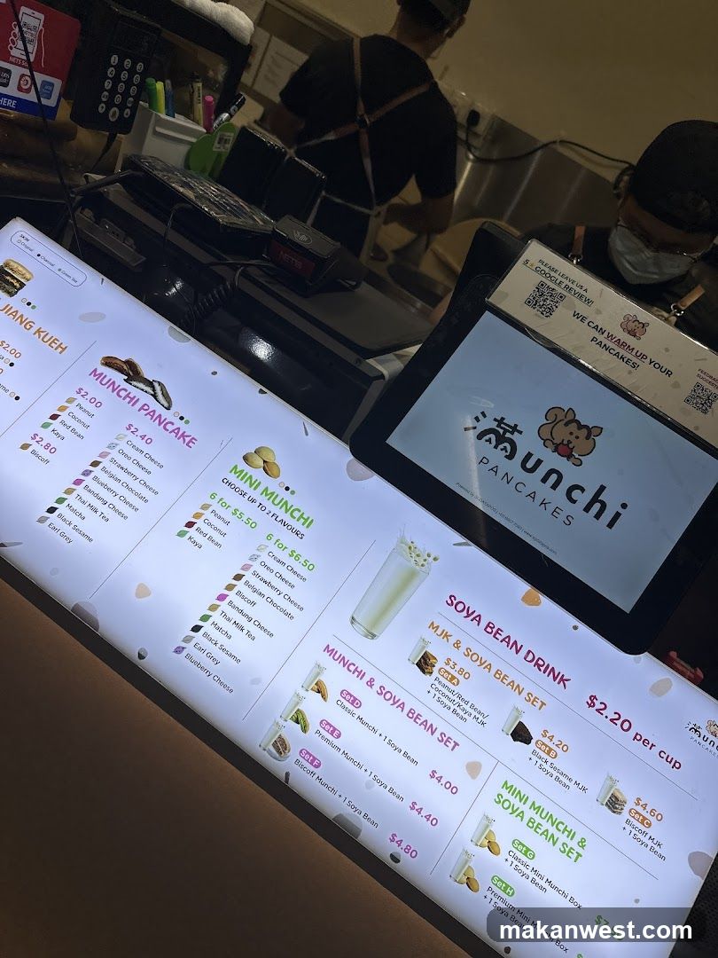 Munchi Pancakes Menu