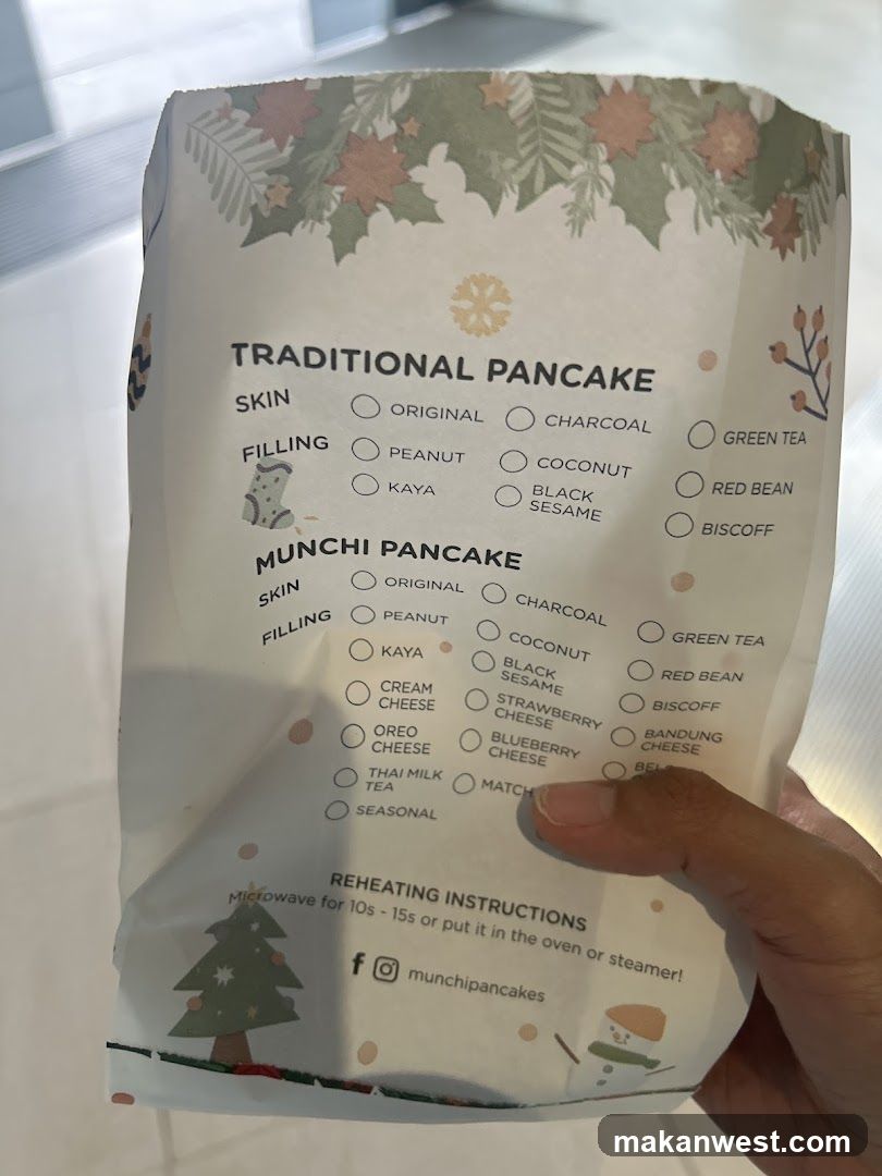 Pancake Menu