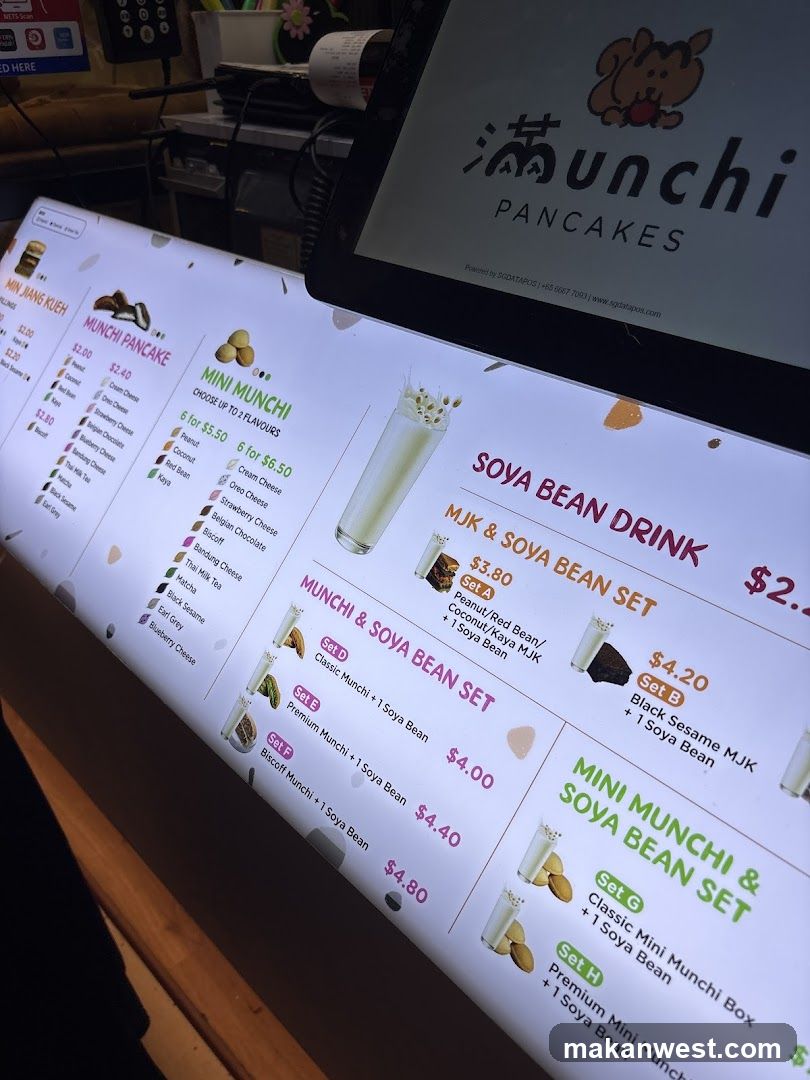 Unchi Pancakes Menu