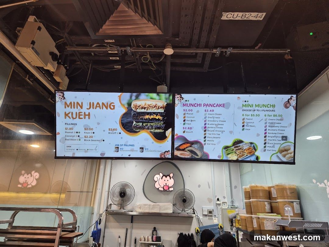 Min Jiang Kueh & Munchi Pancake Menu
