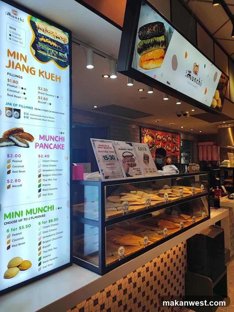 Munchi Pancakes Menu
