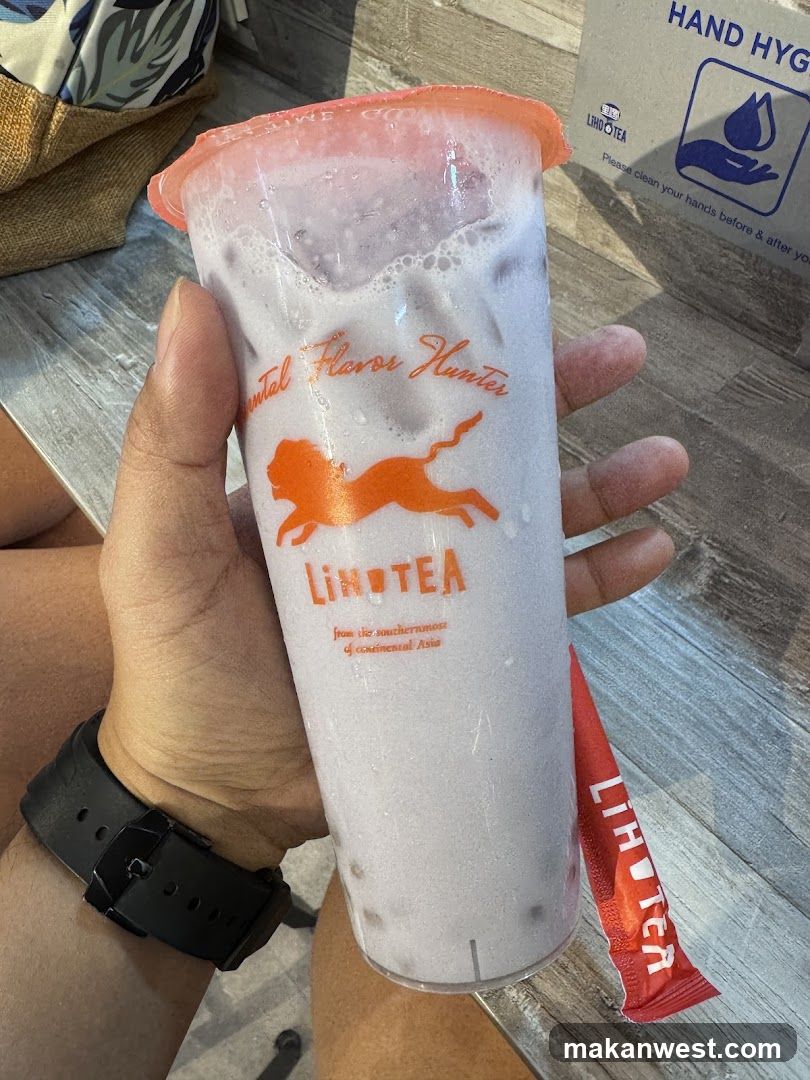 Beverage with Brand Logo