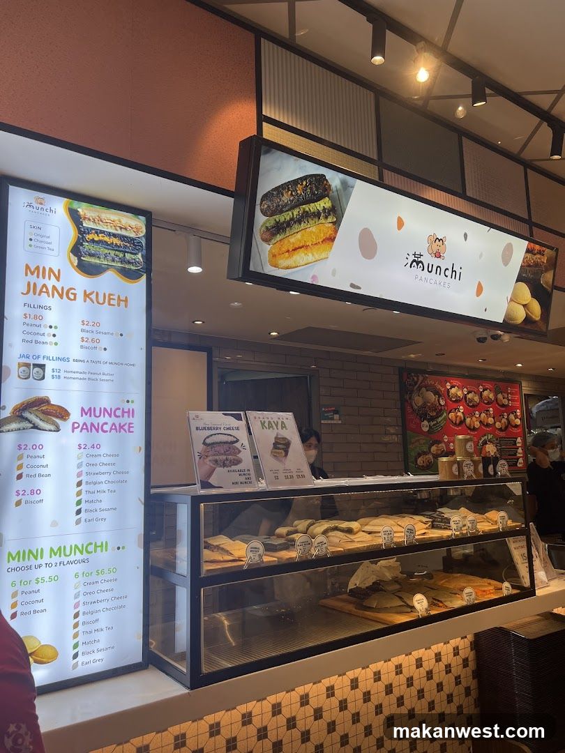 Munchi Pancakes Menu