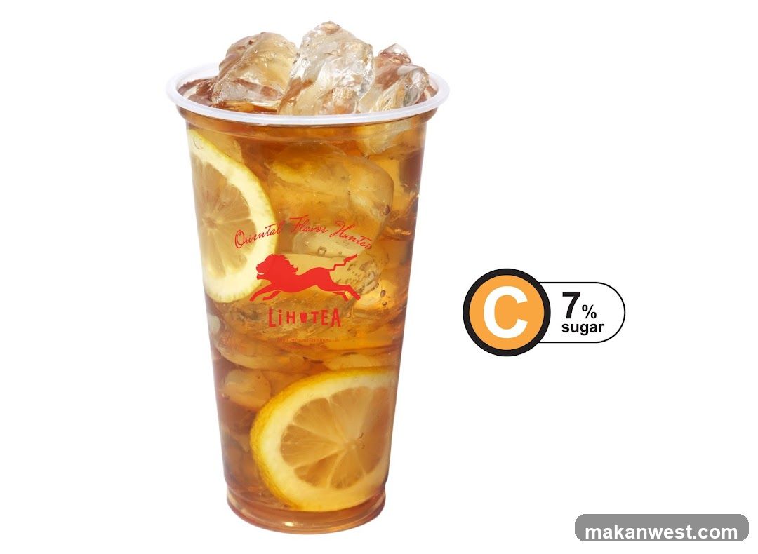 Iced Tea with Lemon Slices