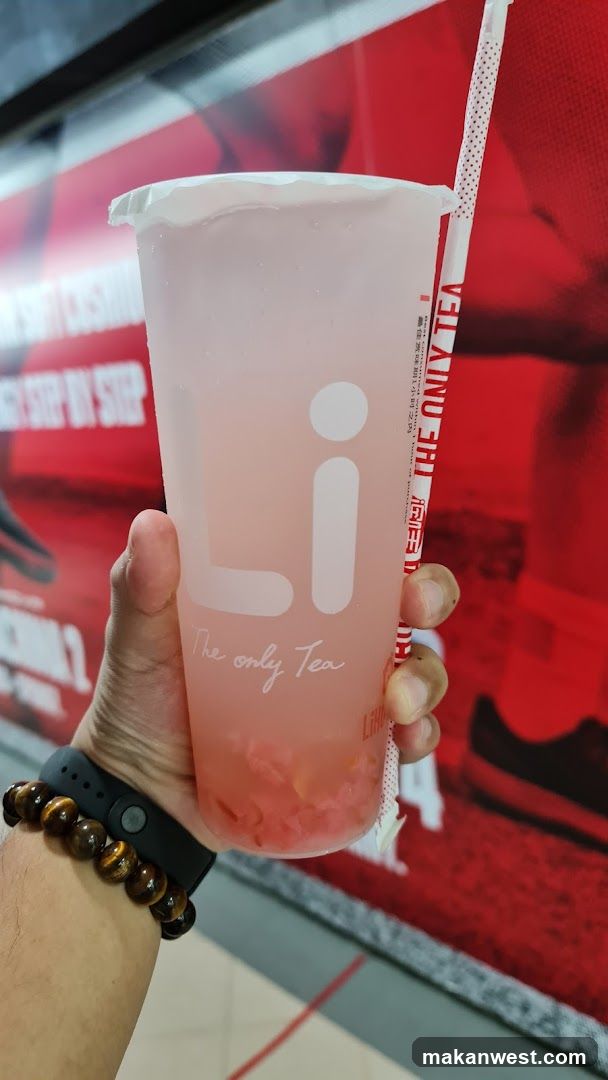 Pink Drink with Straw