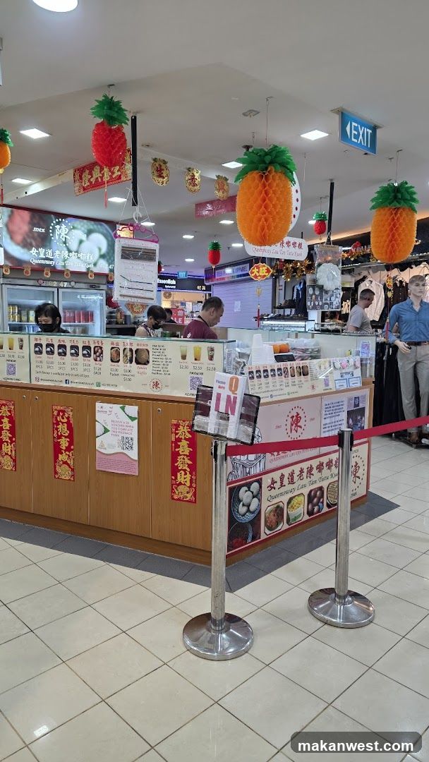 Food Stall with Pineapple Decorations