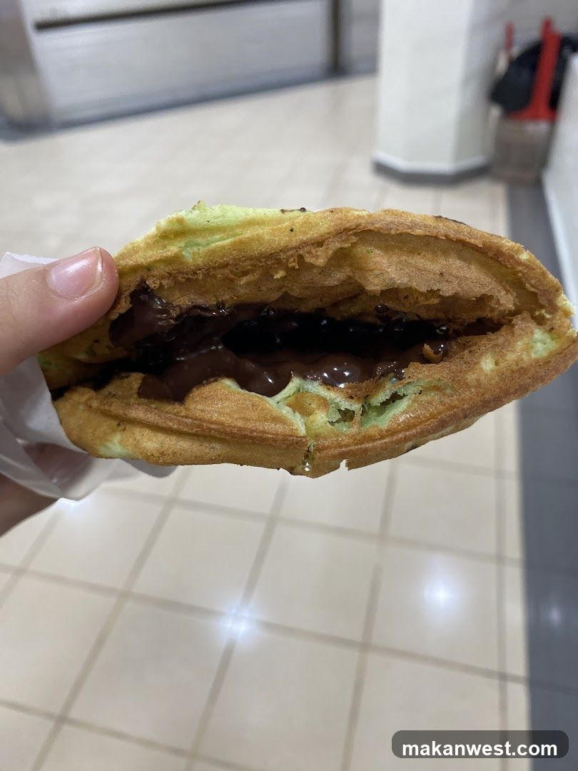 Waffle with Chocolate Filling