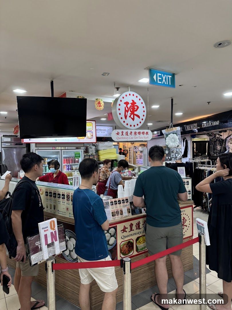 Food Stall with Customers