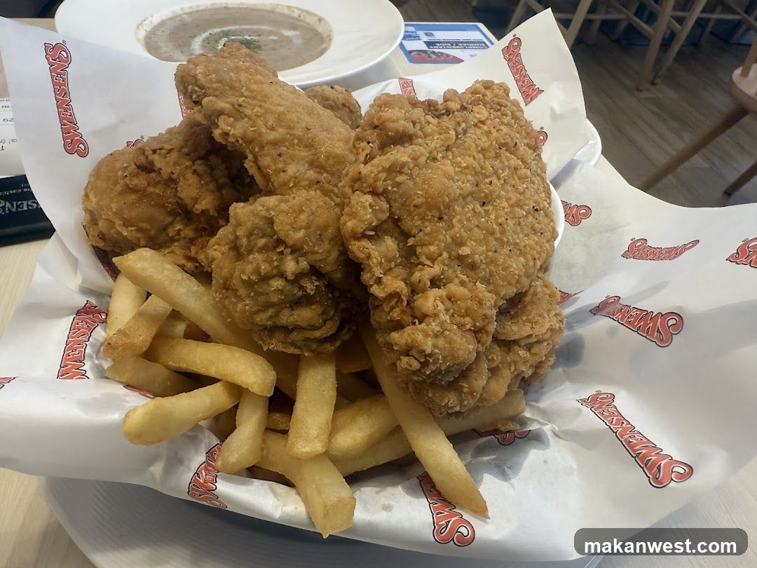 Fried Chicken and Fries