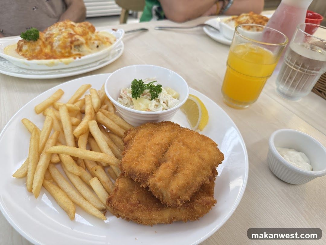 Fried Chicken and Fries
