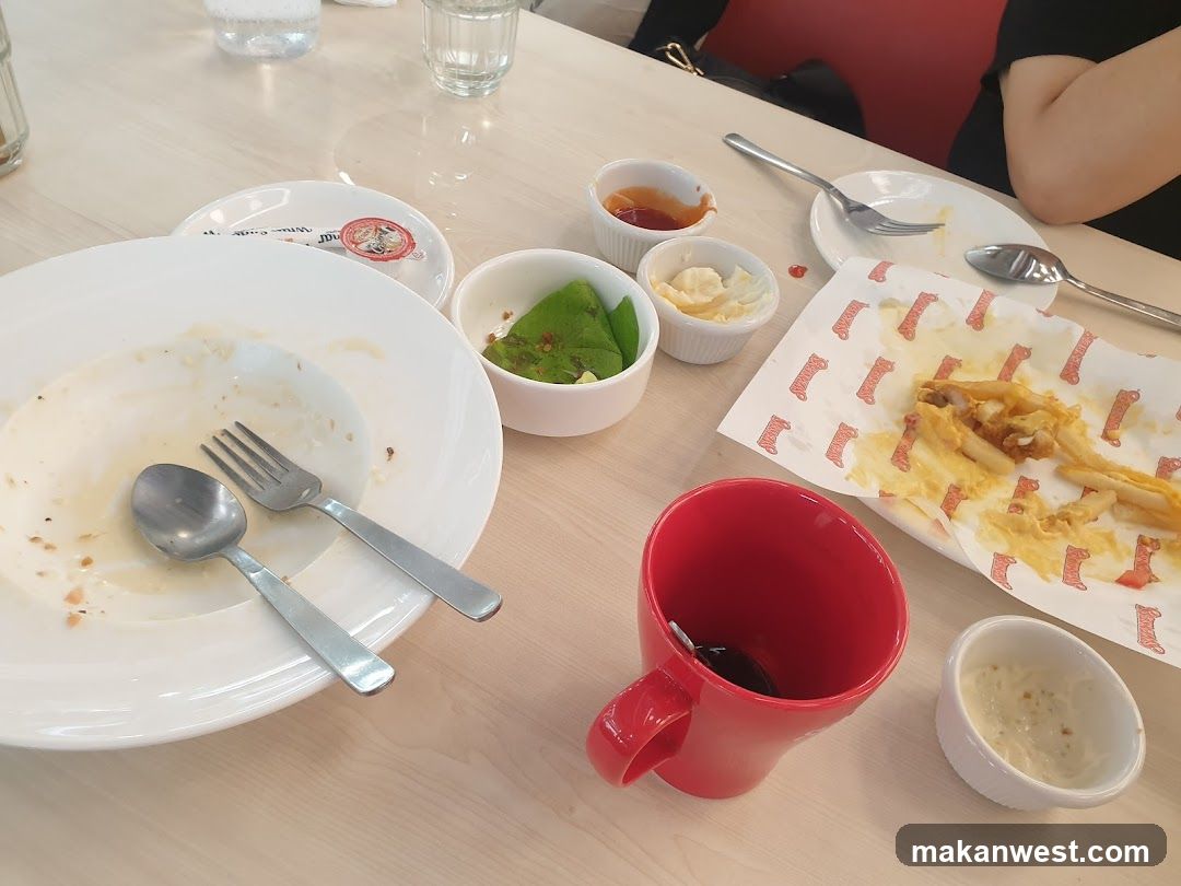 Table after a meal