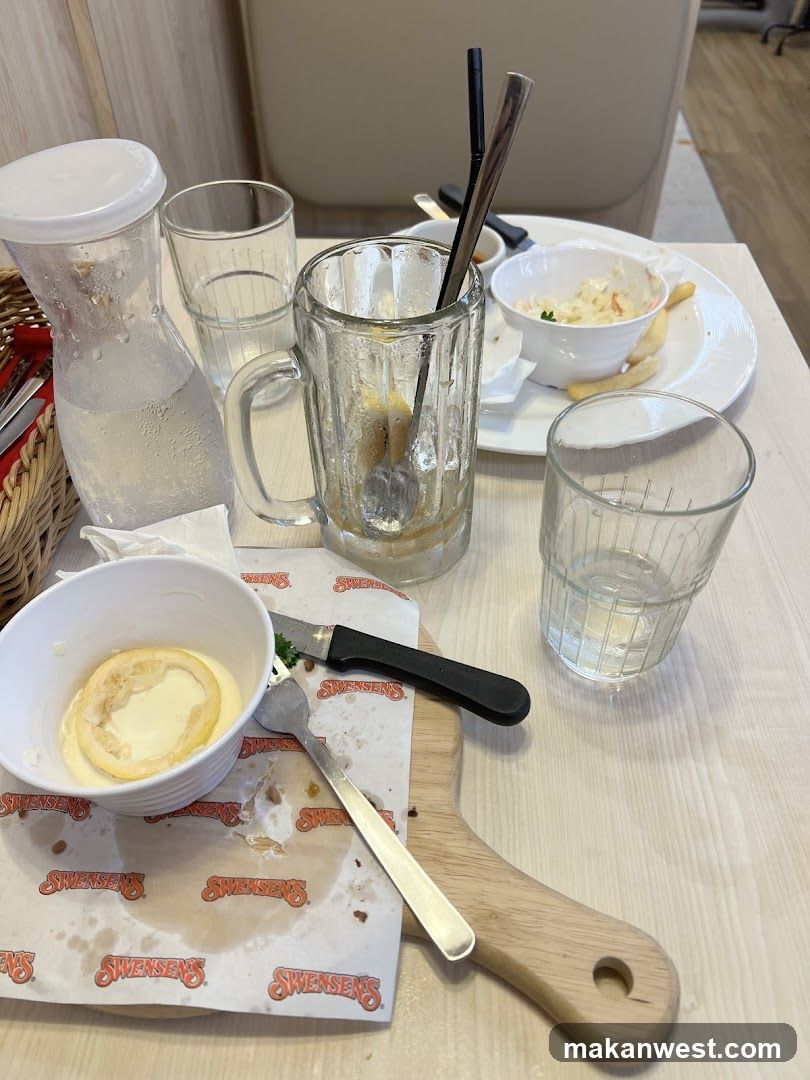 Messy Table After Meal