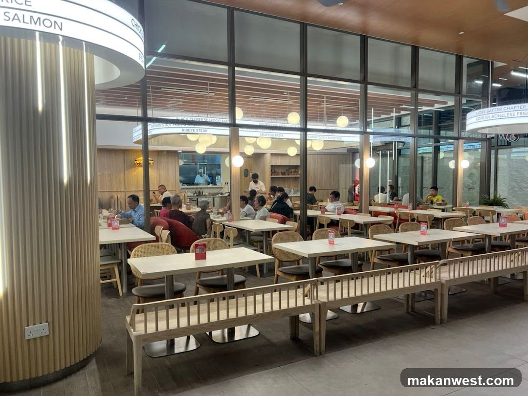 Restaurant Interior with Diners