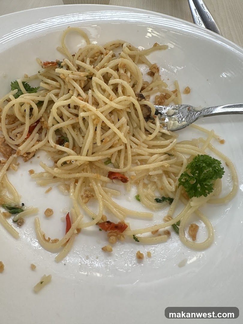 Spaghetti with Garlic and Chili