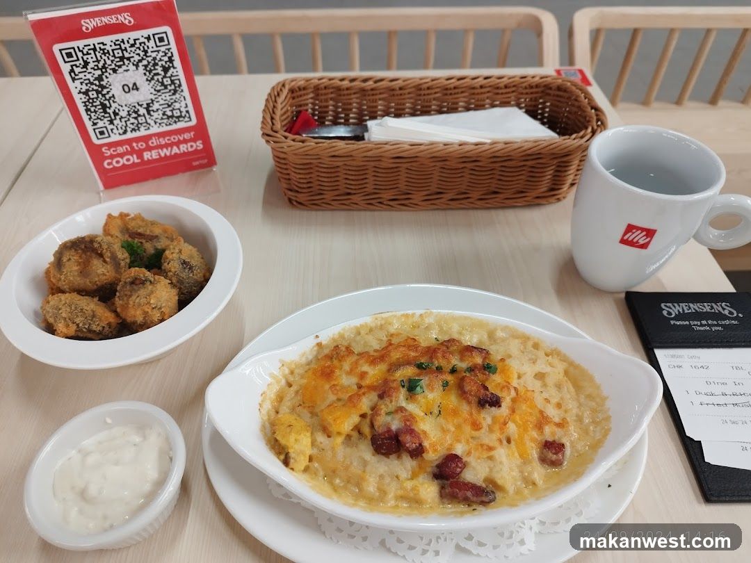 Table Setting with Food and Drinks