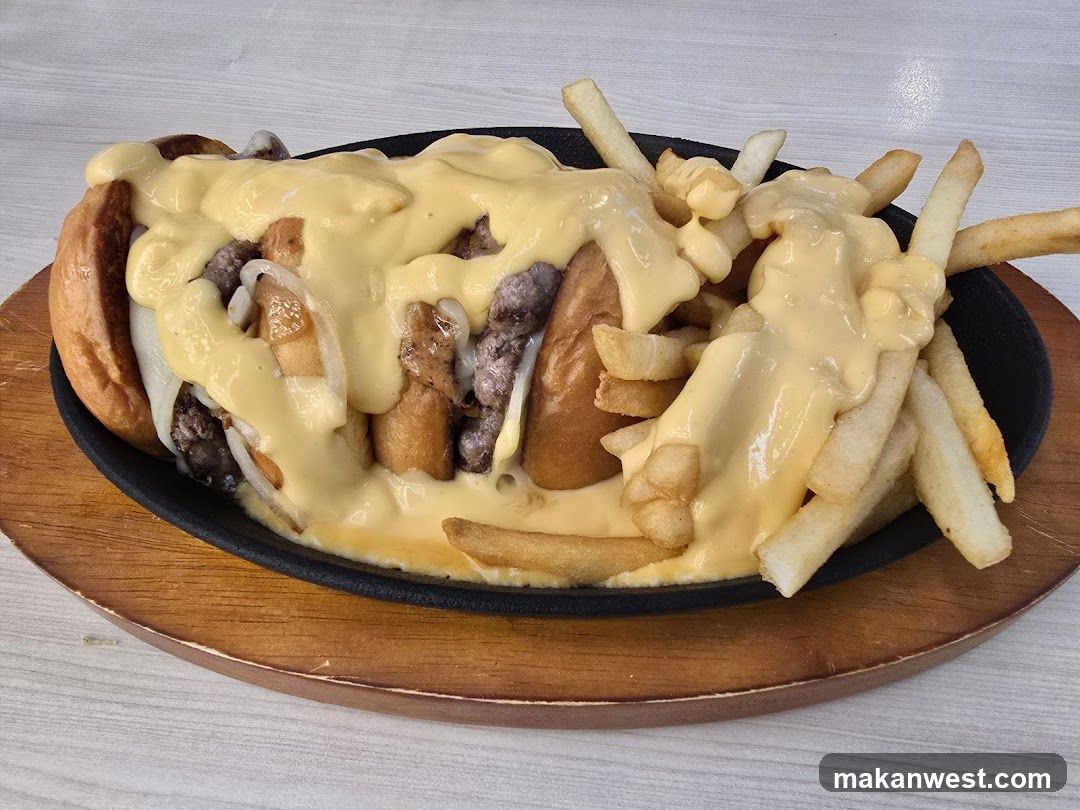 Cheesesteak and Fries