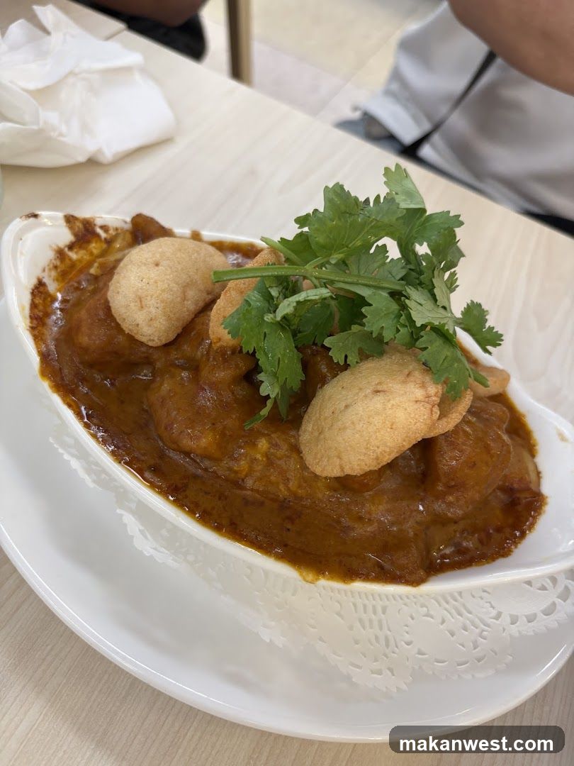 Curry Dish with Garnish